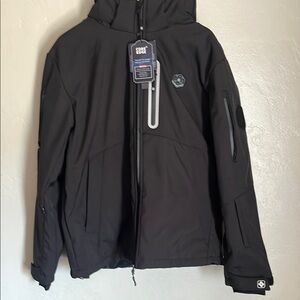 Men's Black Jacket electric warming
